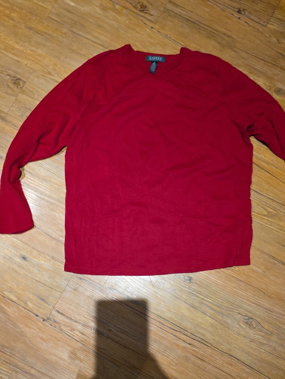 Lauren Ralph Lauren Womn’s Red V-Neck Top